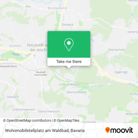 Wohnmobilstellplatz am Waldbad map