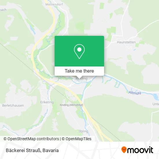 Карта Bäckerei Strauß
