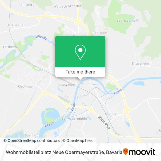 Карта Wohnmobilstellplatz Neue Obermayerstraße