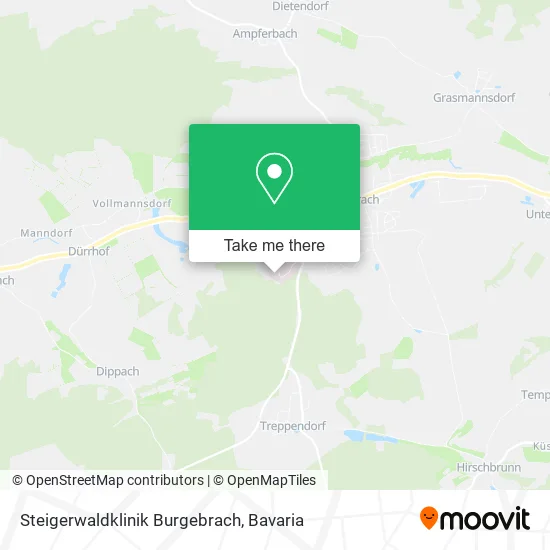 Карта Steigerwaldklinik Burgebrach