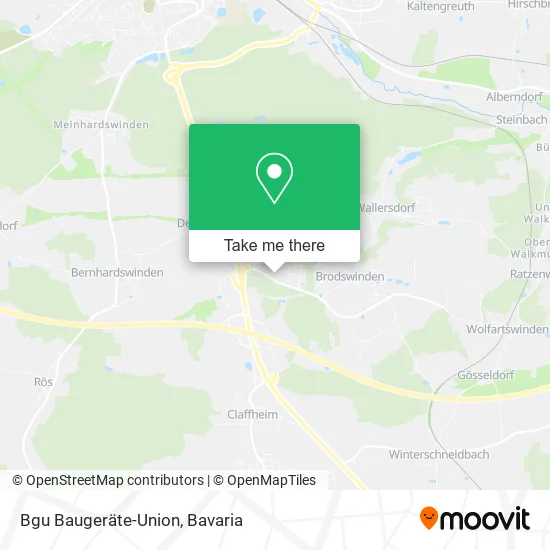 Карта Bgu Baugeräte-Union