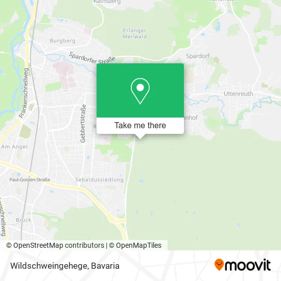 Карта Wildschweingehege