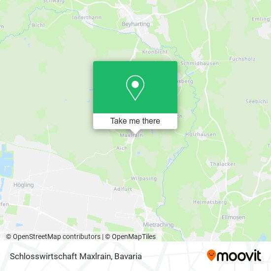 Schlosswirtschaft Maxlrain map