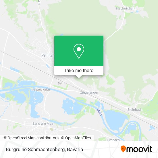 Burgruine Schmachtenberg map