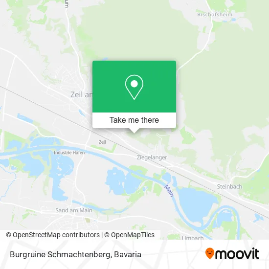 Карта Burgruine Schmachtenberg