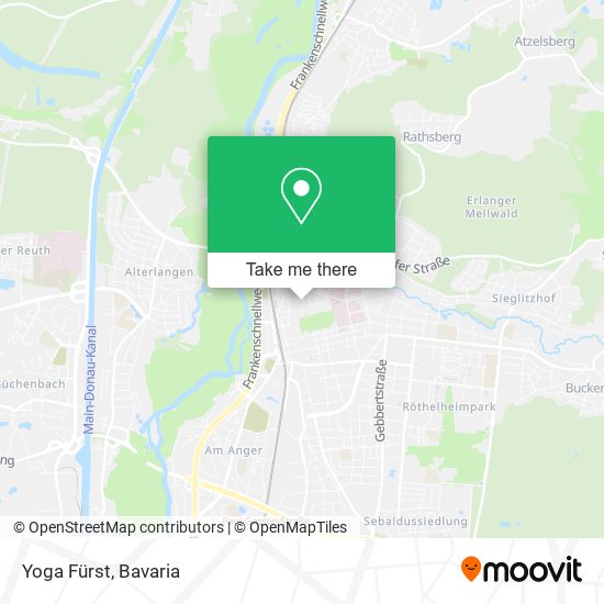 Yoga Fürst map