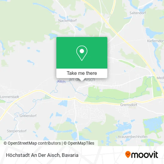 Карта Höchstadt An Der Aisch