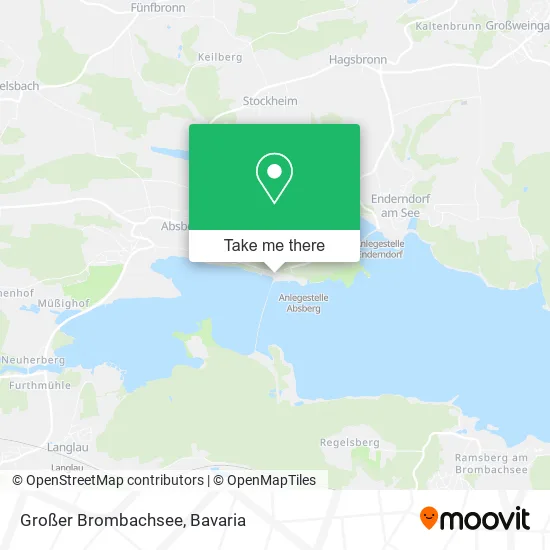 Карта Großer Brombachsee