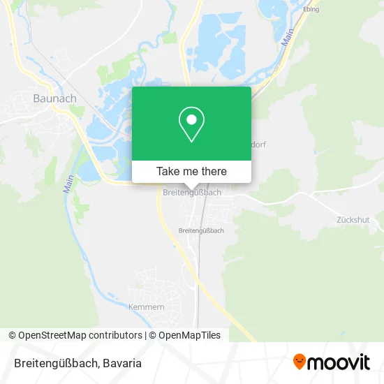 Карта Breitengüßbach