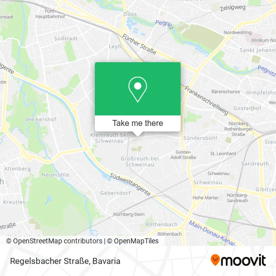 Карта Regelsbacher Straße