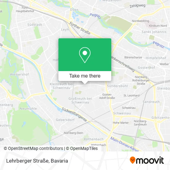 Карта Lehrberger Straße