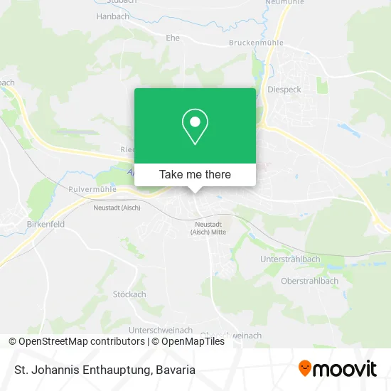 Карта St. Johannis Enthauptung