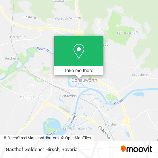 Карта Gasthof Goldener Hirsch