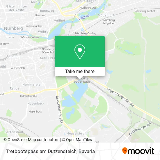 Карта Tretbootspass am Dutzendteich