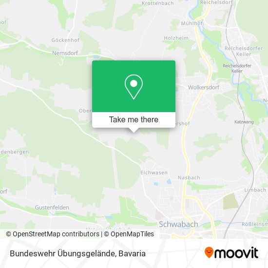 Bundeswehr Übungsgelände map