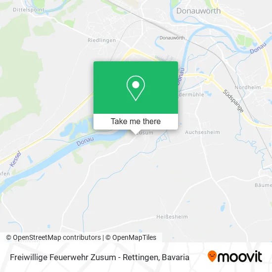 Карта Freiwillige Feuerwehr Zusum - Rettingen