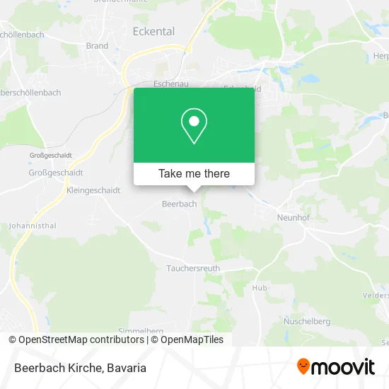 Карта Beerbach Kirche