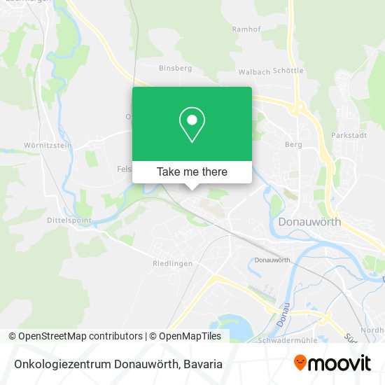 Onkologiezentrum Donauwörth map