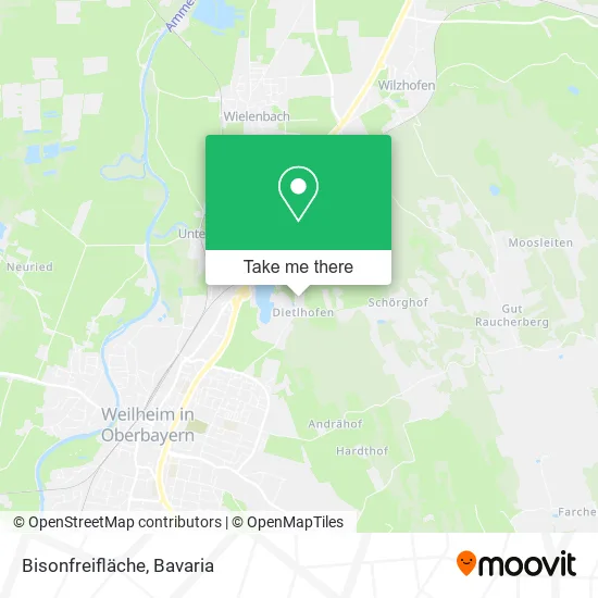 Карта Bisonfreifläche