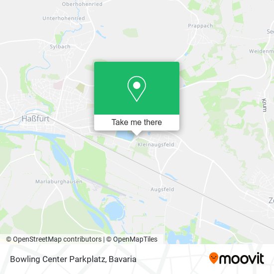 Bowling Center Parkplatz map