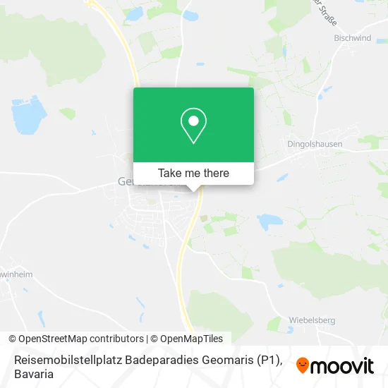 Карта Reisemobilstellplatz Badeparadies Geomaris (P1)