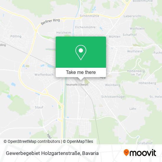 Gewerbegebiet Holzgartenstraße map