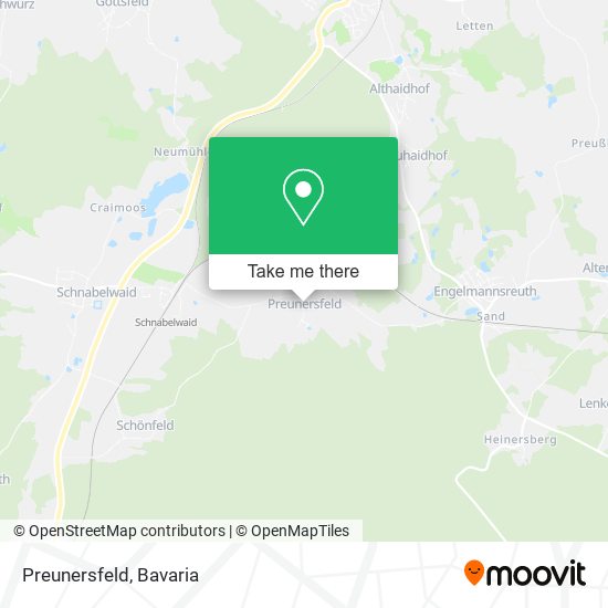 Карта Preunersfeld