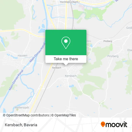 Карта Kersbach