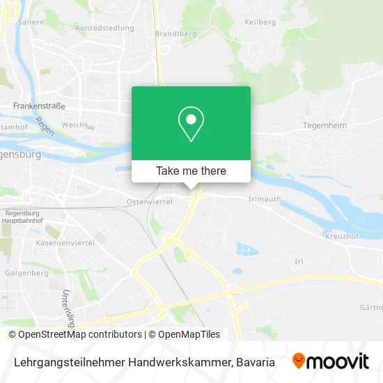 Карта Lehrgangsteilnehmer Handwerkskammer