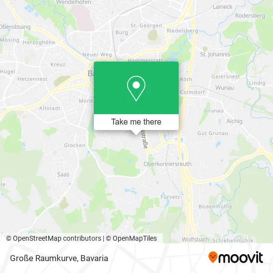 Карта Große Raumkurve