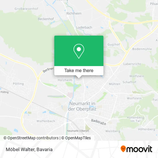 Карта Möbel Walter