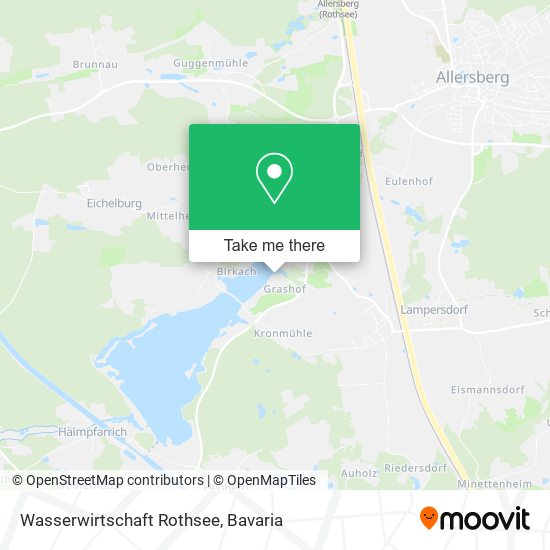 Wasserwirtschaft Rothsee map