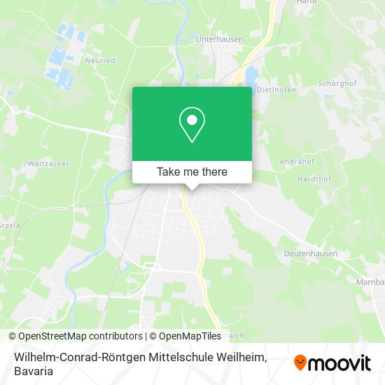 Wilhelm-Conrad-Röntgen Mittelschule Weilheim map