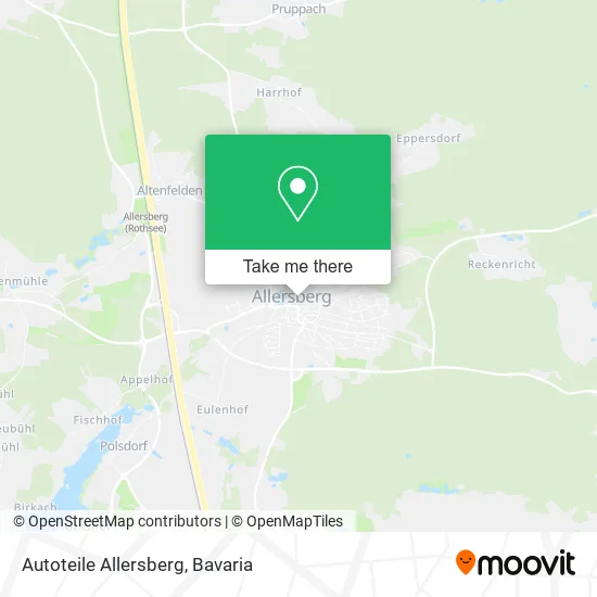 Карта Autoteile Allersberg