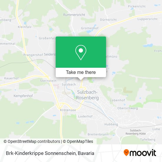 Brk-Kinderkrippe Sonnenschein map