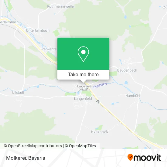 Карта Molkerei
