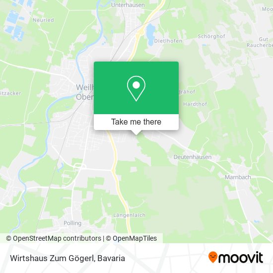 Wirtshaus Zum Gögerl map