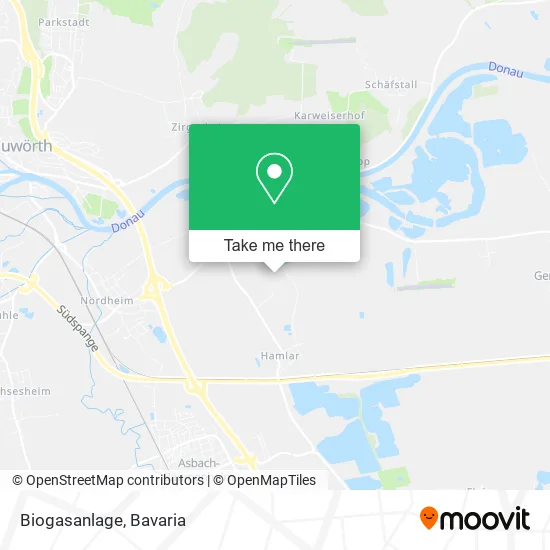 Карта Biogasanlage