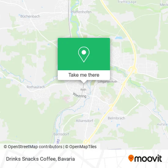 Карта Drinks Snacks Coffee