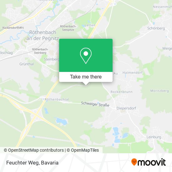 Карта Feuchter Weg