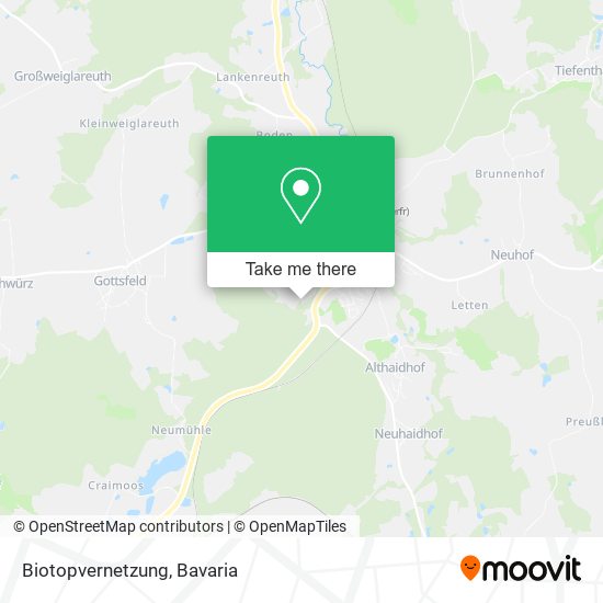 Biotopvernetzung map