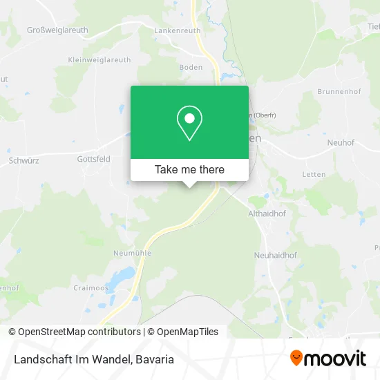 Карта Landschaft Im Wandel