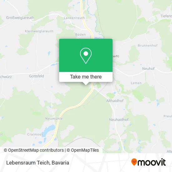 Карта Lebensraum Teich