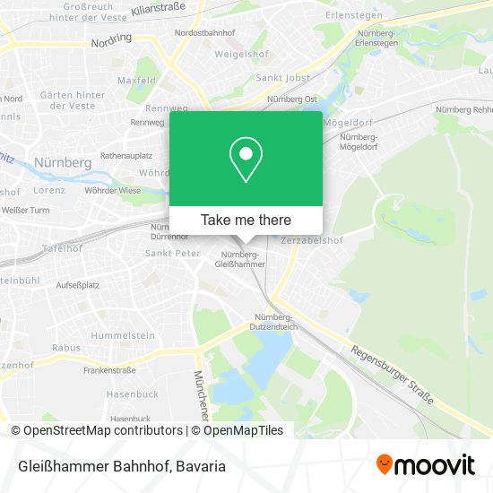 Gleißhammer Bahnhof map