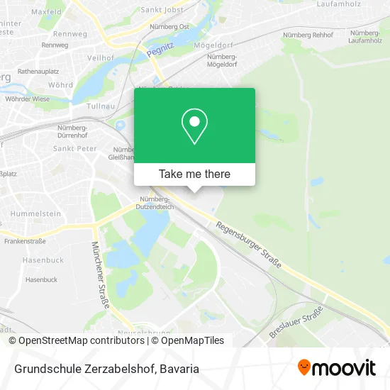 Карта Grundschule Zerzabelshof