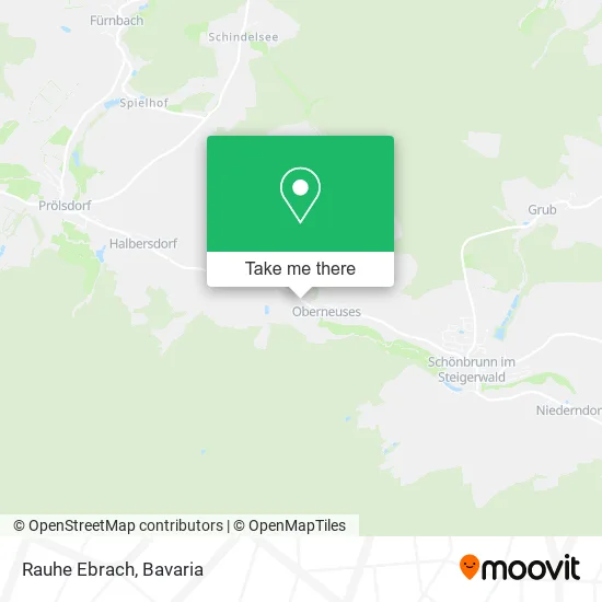 Карта Rauhe Ebrach