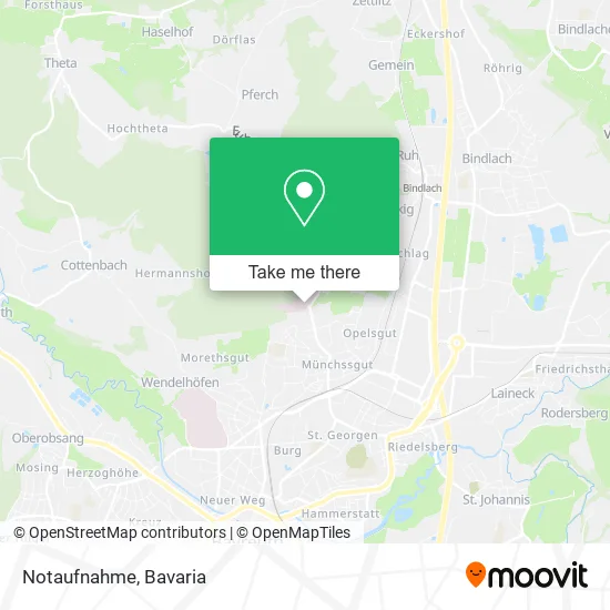 Карта Notaufnahme