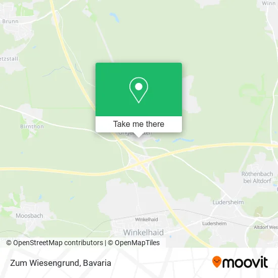 Карта Zum Wiesengrund