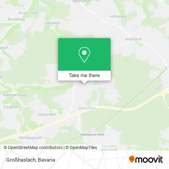 Карта Großhaslach