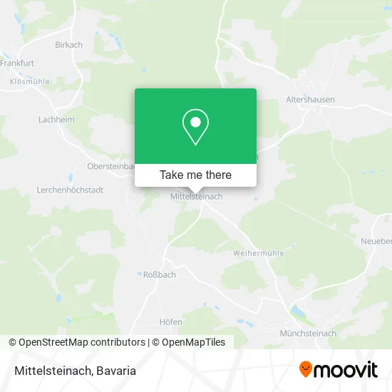 Карта Mittelsteinach